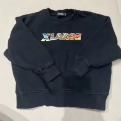XLARGE ブラック トレーナー 100cm