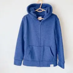 GAP ネイビー ジップアップパーカー　ボーイズ/120cm