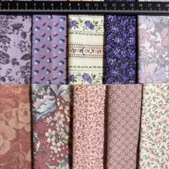 ハギレ　カットクロス　まとめ売り　パッチワーク20㎝×15㎝　10枚　258