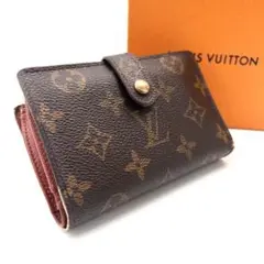 ルイヴィトン モノグラム ポルトフォイユヴィエノワ 2つ折り財布 がま口財布