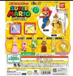 スーパーマリオ フィギュア カプセルトイ２個