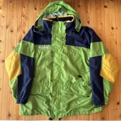 90s Columbia コロンビア ナイロンジャケット 古着 マルチカラー