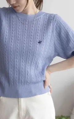 【本日限定価格】BEVERLY HILLS POLO CLUB ケーブルニット