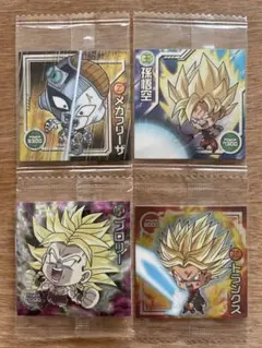 ドラゴンボール超戦士シールウエハース　孫悟空ほか