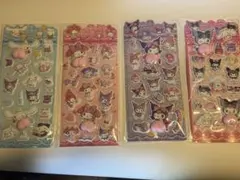 ○サンリオキャラクター　おしりぷにぷにシール4枚セット