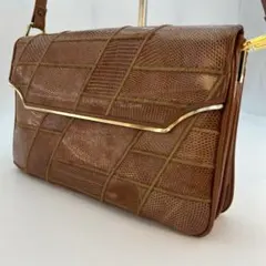 【美品】Lizard skin リザード/ターンロック/ハンドバッグ TOFF&LOADSTONE トフ&ロードストーン ハンドバッグ ショルダー