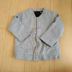 COMME CA FOSSETTE リバースブルカーディガン グレー ブラック