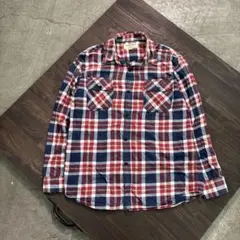 7BS2 Levi's Red Tab フランネルシャツ　チェック柄　M 古着
