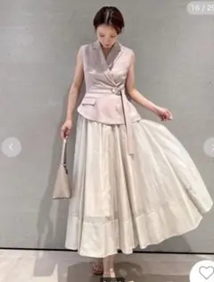 【美品】SNIDEL スイッチングワンピース
