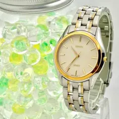 【美品/新品電池】 SEIKO DOLCE メンズ 腕時計 コンビ