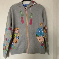 トイ・ストーリー パーカー Sサイズ グレー