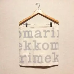 marimekko ロゴプリント ノベルティ トートバッグ