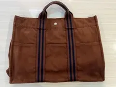 HERMES フールトゥ トートバッグ ブラウンのサムネイル