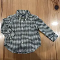 Ralph Lauren ラルフローレン シャツ 12M 80cm 緑 男の子