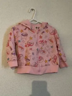 ピンク アンパンマン柄 パーカー 90cm
