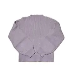 【新品】 INGNI ボトルネックリブニット ラベンダー