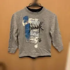 AIRWALK グレー 長袖トレーナー グラフィックプリント 130