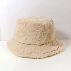 バケハ　ファー　バケットハット　ボア　帽子　ハット　韓国　ファーバケハ　人気