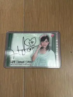 酒井瞳サイン入りオートグラフカード 017/100 アイドリング