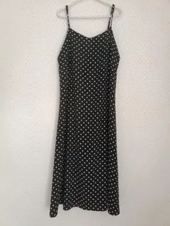 RODEO CROWNS ドット柄キャミワンピース フリーサイズ、水玉