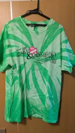緑 タイダイ柄Tシャツ 古着