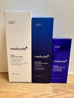 値下げ　メディキューブ　3点セット　洗顔　パック　セラム