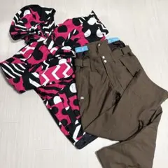 ESTIVO エスティボ　派手　スノーボードウェアセット　上下　M