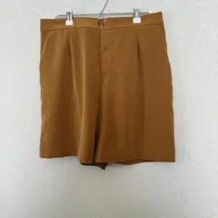 【UNIQLO】ユニクロ　ショートパンツ　黄色　XL　美品　シンプル　カジュアル