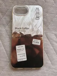iPhone用ケース アイスコーヒーデザイン
