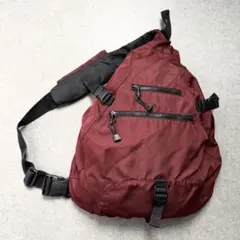 00s GAP スリング バッグ ナイロン ボルドー ショルダー オールド