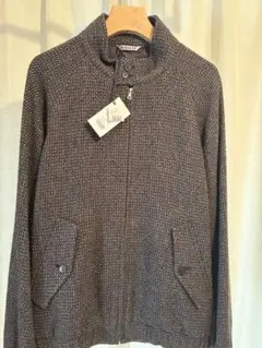 ALPACA WOOL SILK TWEED ZIP BLOUSON 4