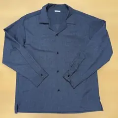 GU オープンカラーシャツ 長袖