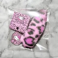 サンリオ ギャルネコ しっぽ ストラップ ハローキティ ピンク