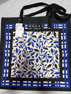 マルニ　バンダナトートバッグ　チューリップ　ライトブルー マルニ MARNI MARKET バンダナトート チューリップ ライトブルー