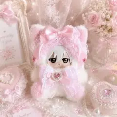 しーちゃん様(500-501)ぬい服10cm 着ぐるみ ねこ耳 ピンク 紫 しーちゃん様(500-501)ぬい服10cm 着ぐるみ ねこ耳 ピンク 紫 - メルカリ