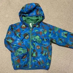 patagonia リバーシブル　ダウン　キッズ　動物柄 110cm
