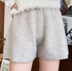 モーメントプラス ZOZOTOWN レディース ニット ショートパンツ