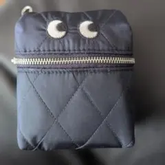 美品ユニクロ アニヤハインドマーチ パッカブルバッグ エコバッグ ネイビー