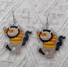 かいじゅう アクリル ピアス 両耳用