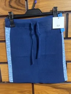 SLY ネイビー タイトスカート フリーサイズ