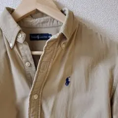 Ralph Lauren ボタンダウンシャツ 160 ベージュ