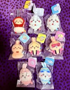 新品 ちいかわ ハチワレ うさぎ マスコット 8点セット グレイパーカーサービス