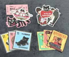 キヨ　くじ　H賞　キヨ猫 ステッカー 3枚セット　全種コンプ