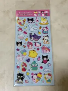 サンリオ　ラメ入り樹脂もりシール　シンプルかわいい！
