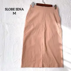 スローブイエナ　膝丈スカート　タイト　スリット　フェミニン　上品　ピンク　M