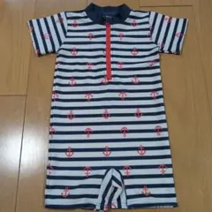 Combi Mini ストライプ柄水着 90cm