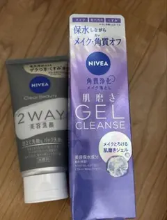 新品 ニベア 肌磨きジェルクレンズ / クリアビューティー 2WAY 美容洗顔のサムネイル