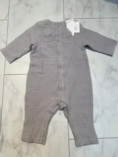 【値下げ】ジェラピケ【新品タグ付】アニマルガーゼ baby ロンパース