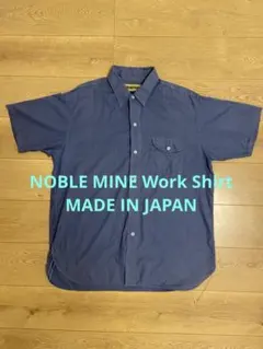 NOBLE MINE ノーブルマイン シャツ シルク 綿 マチ 東洋 42 Lのサムネイル
