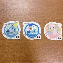 ポケモン サーティワン 31 ステッカー シール ミュウ ポッチャマ メッソン